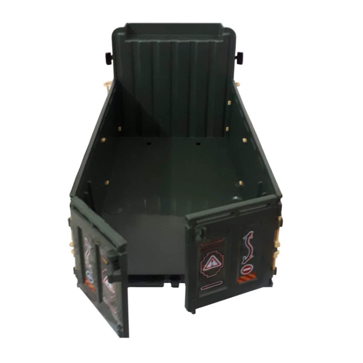 اسباب بازی ماشین کامیون بنز خاور بزرگ 608 نارنجی