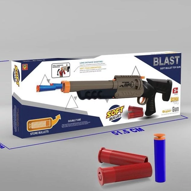 تفنگ دولول پوکه پران تیر ابری سایز بزرگ