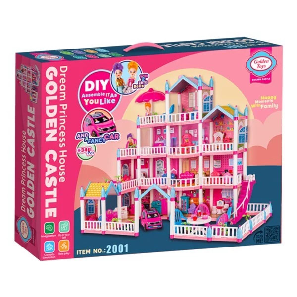 قصر طلایی سایز بزرگ کد 2001 (340 تکه)