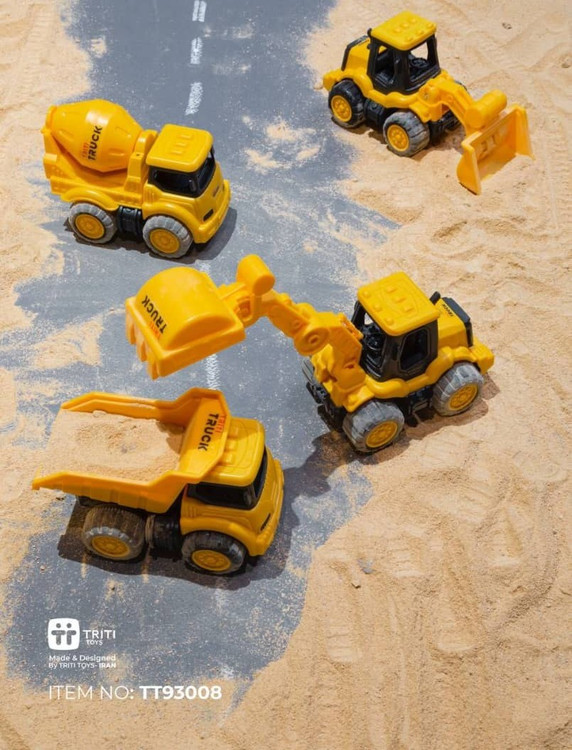 ست ماشین های راهسازی تری تی مدل TT93008 قدرتی