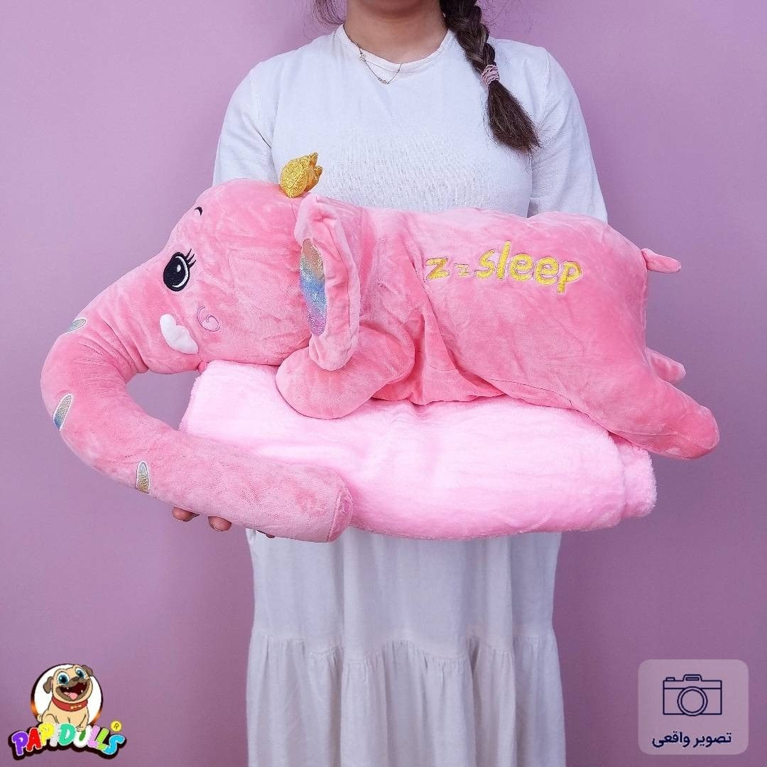 عروسک پتودار فیل خرطوم بلند