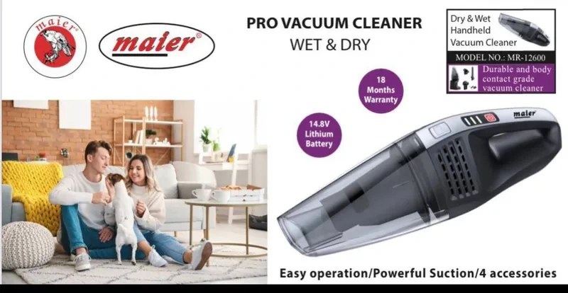 جارو شارژی مایر مدل MR12600 با زمان کار ۴۰ دقیقه