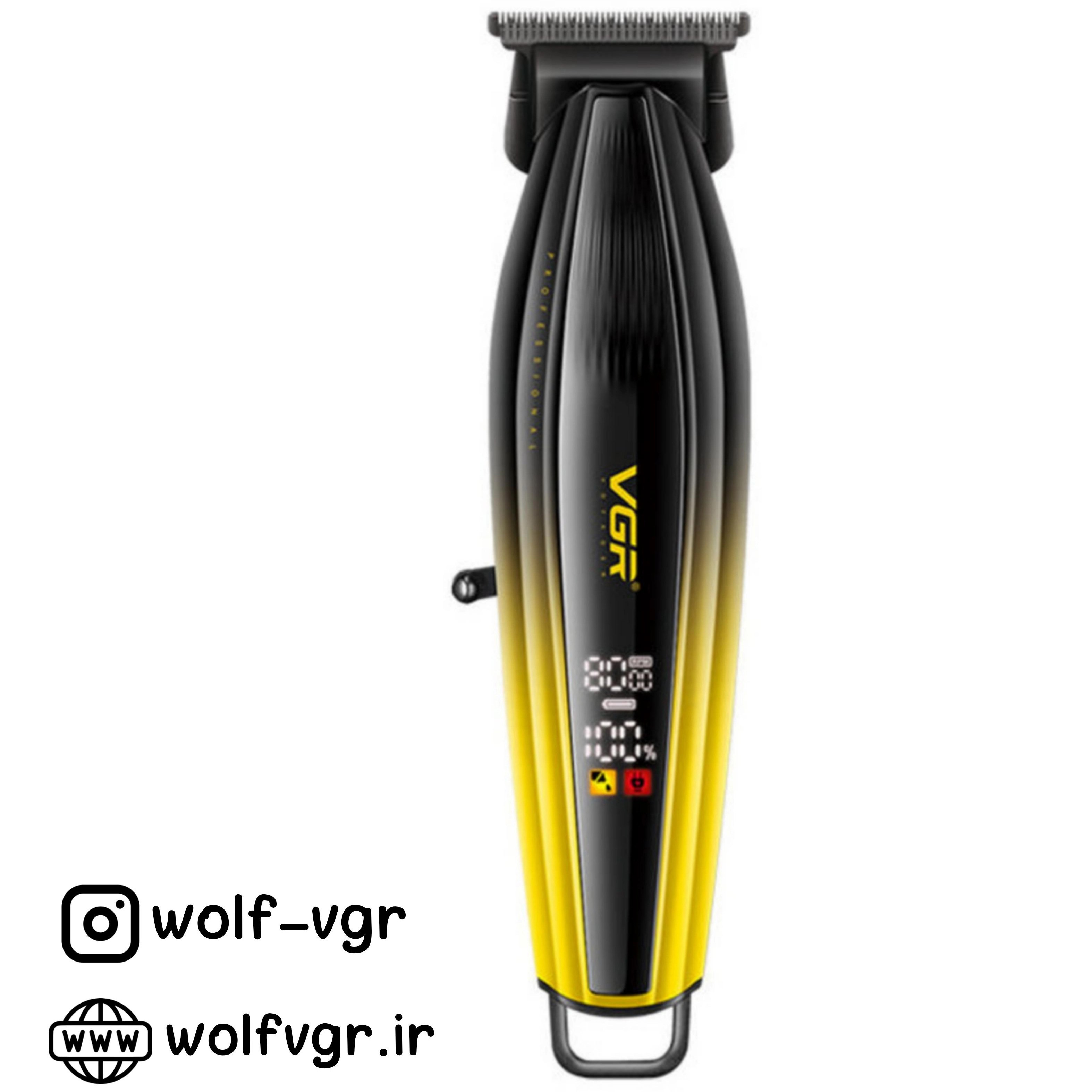 ماشین اصلاح وی جی آر مدل V-974 با تکنولوژی برش مستقیم و استیل ضد زنگ