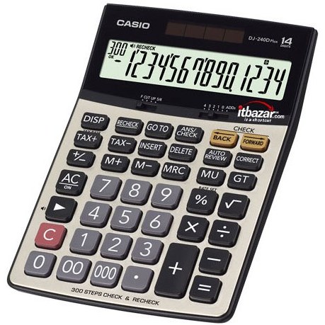 ماشین حساب کاسیو مدل DJ240D Plus
