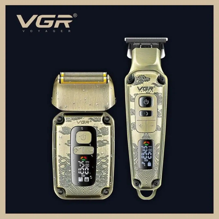 ماشین اصلاح وی جی آر مدل V641 با تکنولوژی برش مستقیم و ضد آب