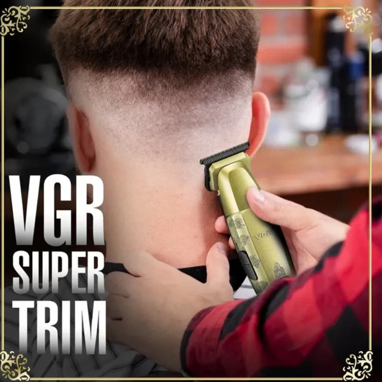ماشین اصلاح وی جی آر مدل V-265 با تیغه تیتانیوم و برش مستقیم