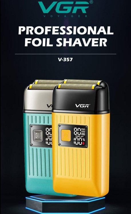 ماشین اصلاح وی جی آر مدل V-357 با تیغه تیتانیوم و ضد آب