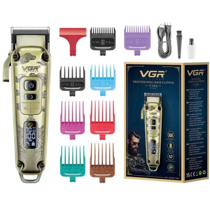 ماشین اصلاح وی جی آر مدل V-005 با تیغه سرامیک