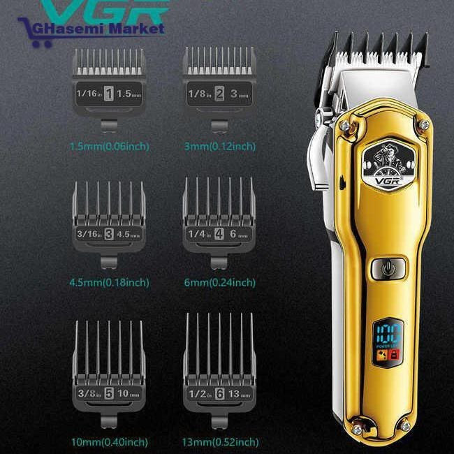 ماشین اصلاح وی جی آر مدل V-693 با تکنولوژی برش مستقیم و ضد آب