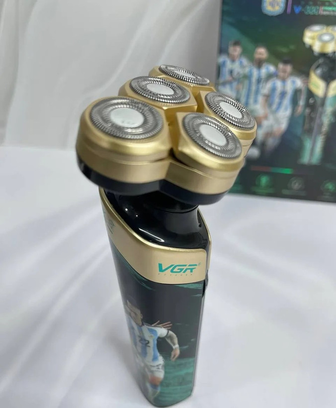 ماشین اصلاح وی جی آر مدل V-330 ضد آب با تیغه استیل